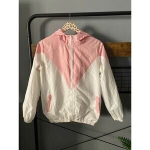 Zaful Women's Color Bllock Full Zip Windbreaker | 4